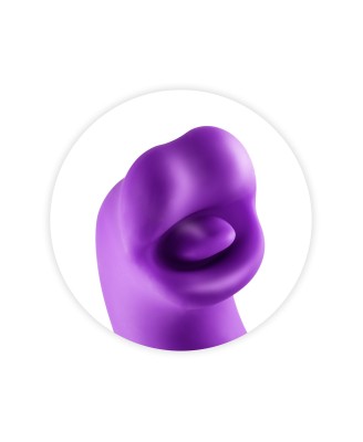 Kissy 3-in-1 - Wibrator Króliczek z Masażerem Łechtaczki - Fiolet