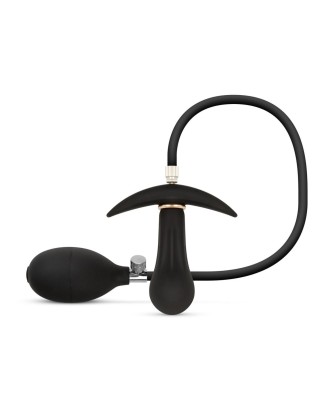 Anal Collection - Pompowany Korek Analny 8 cm - Czarny