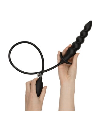 Anal Collection - Pompowany Korek Analny 20 cm - Czarny