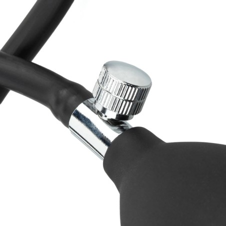 Anal Collection - Pompowany Korek Analny 20 cm - Czarny