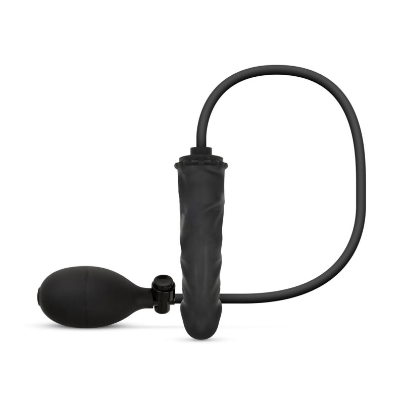 Anal Collection - Dildo z Pompką 14,5 cm - Czarne