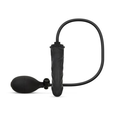 Anal Collection - Dildo z Pompką 14,5 cm - Czarne
