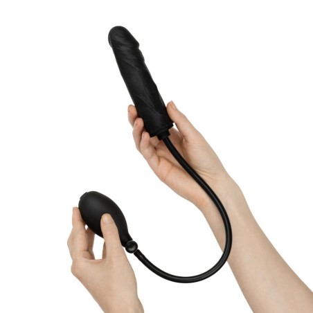Anal Collection - Dildo z Pompką 14,5 cm - Czarne
