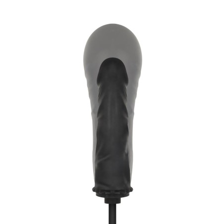 Anal Collection - Dildo z Pompką 14,5 cm - Czarne