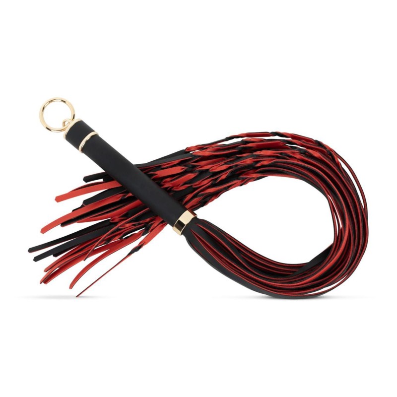 Fetish Collection - Flogger 64 cm - Czarno-Czerwony Pejcz
