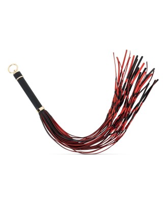 Fetish Collection - Flogger 64 cm - Czarno-Czerwony Pejcz
