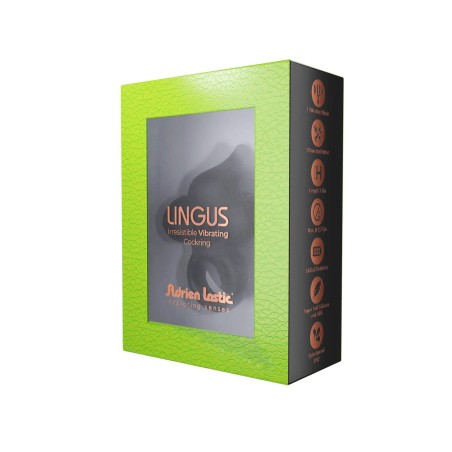 Pierścień-AD.Lingus Black - Wibrujący Pierścień Erekcyjny