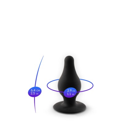 SD. Plug Model 2 XS black box - Wibrujący Korek Analny