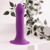 Hitsens 6 (5"") Purple - Fioletowe Dildo - 13,5 cm