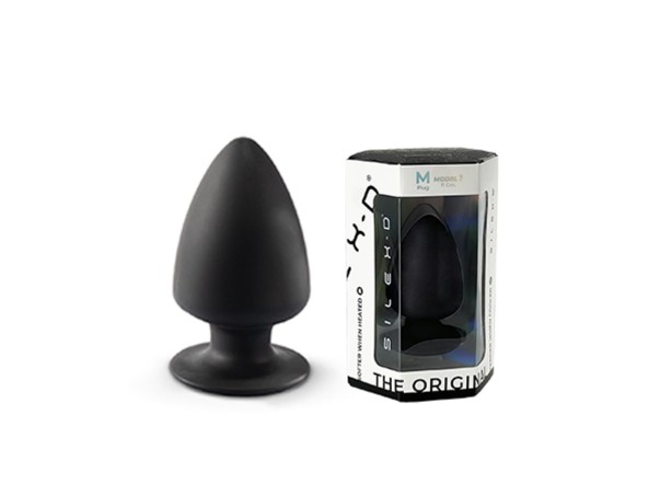 Model 1 M Black - Czarny Korek Analny