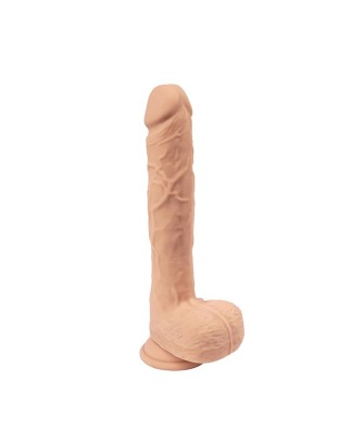 Fantasy Zeus - Wibrujący i poruszający się dildo z pilotem – silikon ultra soft