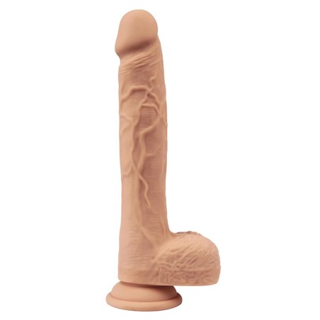 Fantasy Zeus - Wibrujący i poruszający się dildo z pilotem – silikon ultra soft