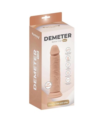 Fantasy Demeter - Wibrujący dildo z 10 trybami wibracji – silikon ultra soft