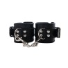 Fantasy Wrist cuffs - Czarne Regulowane kajdany na nadgarstki