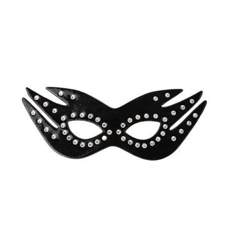 Fantasy Fetish mask - Fetyszowa maska z elastyczną opaską - Czarna