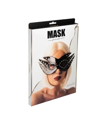 Fantasy Fetish mask - Fetyszowa maska z elastyczną opaską - Czarna