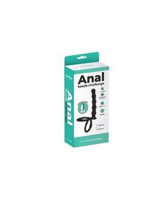 Fantasy Strap-on dildo do podwójnej penetracji z silikonu - Czarny
