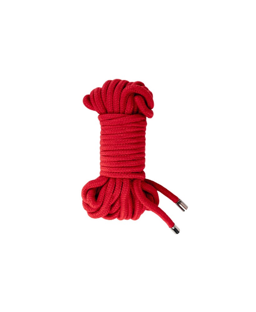 Fantasy Bondage Rope 10m - Czerwony Sznur do Shibari - 10m