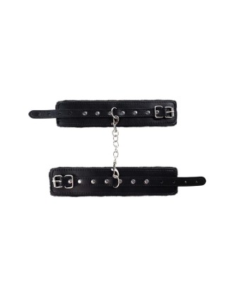 Fantasy Wrist cuffs - Regulowane kajdany na nadgarstki - Czarne