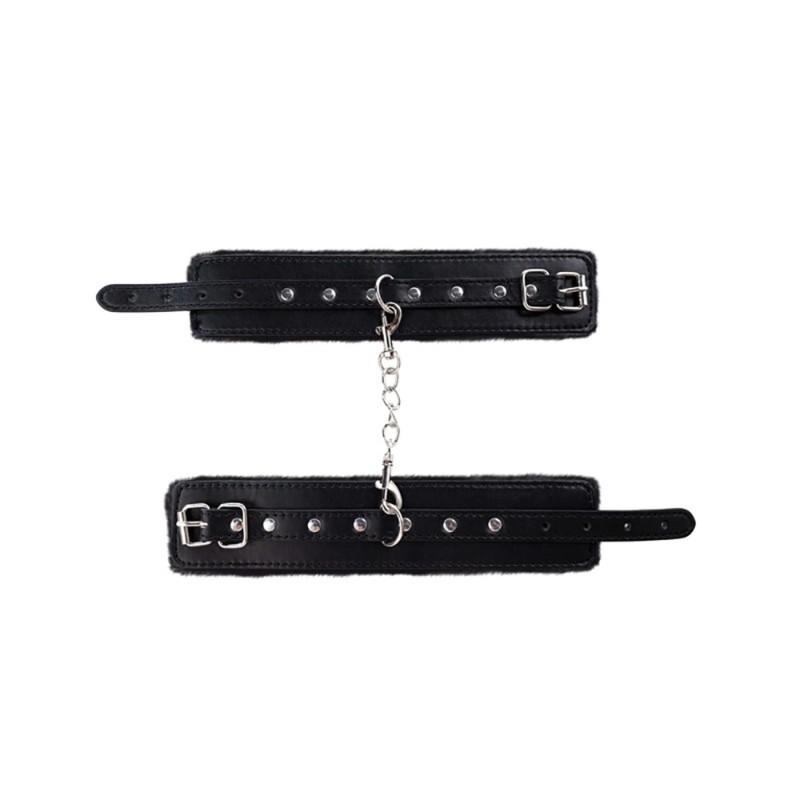 Fantasy Wrist cuffs - Regulowane kajdany na nadgarstki - Czarne