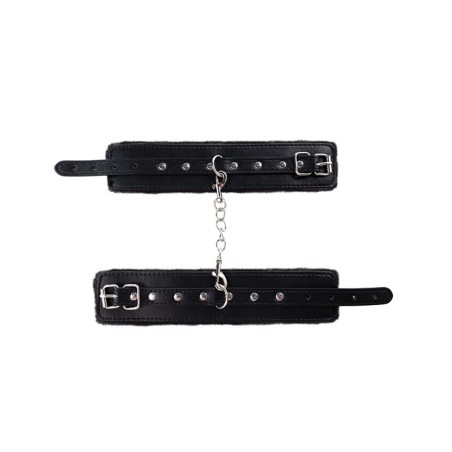 Fantasy Wrist cuffs - Regulowane kajdany na nadgarstki - Czarne