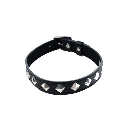 Fantasy - Czarna Obroża z Ćwiekami