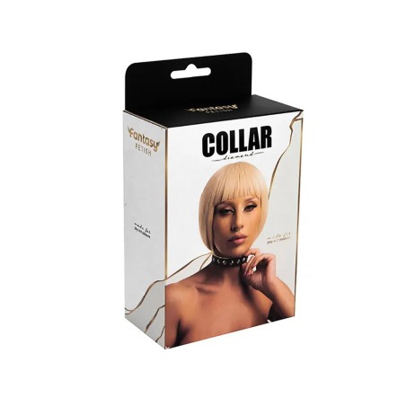 Fantasy - Czarna Obroża z Ćwiekami