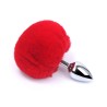 Fantasy BUTT PLUG - Czerwony Korek Analny - Królicza Kita