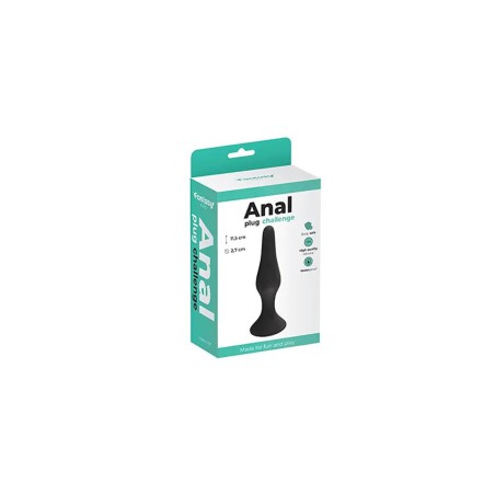 Fantasy ANAL PLUG - Czarny Korek Analny - Średni