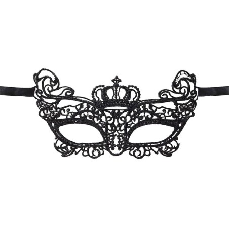 Flexible mask - Czarna Koronkowa Maska na Oczy
