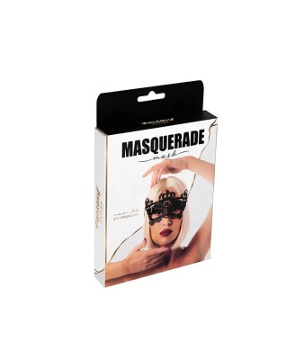 Flexible mask - Czarna Koronkowa Maska na Oczach seksownej kobiety