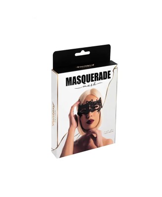 Flexible mask - Czarna Koronkowa Maska na Oczy
