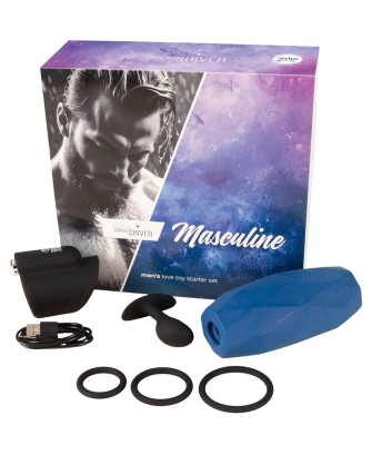 Magic shiver Masculine - Zestaw Stymulacji Erotycznej dla Mężczyzn