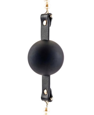 GUILTY PLEASURE MAJESTIC PEARL MOUTHGAG - Elegancki Knebel Kulka