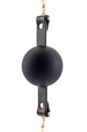 GUILTY PLEASURE MAJESTIC PEARL MOUTHGAG - Elegancki Knebel Kulka