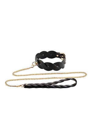GUILTY PLEASURE LUNAR BRAIDED LEASH AND COLLAR - Obroża i Smycz
