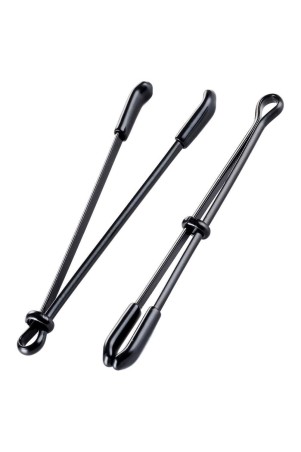 GUILTY PLEASURE Regulowane Klamry na Sutki ze Złotymi Frędzlami