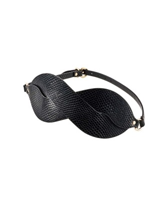 GUILTY PLEASURE Beacon Braided Blindfold - Elegancka Opaska na Oczy - Czarna