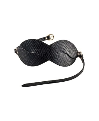 GUILTY PLEASURE Beacon Braided Blindfold - Elegancka Opaska na Oczy - Czarna
