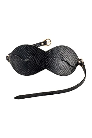 GUILTY PLEASURE Beacon Braided Blindfold - Elegancka Opaska na Oczy - Czarna