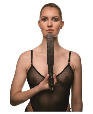 GUILTY PLEASURE Phantom Braided Paddle – Elegancka packa do Spankingu - Seksowna Kobieta