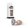Jewellery Pearl Gold Heart PLUG - Clear L - Korek Analny z Kryształem