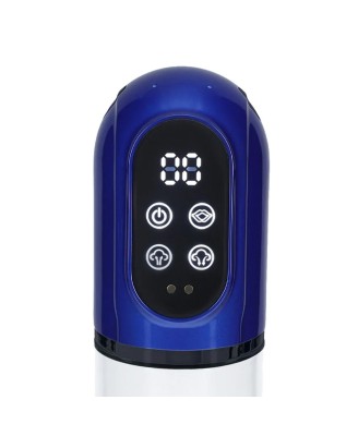 Engage - Automatyczna Wodoodporna Pompka Erekcyjna z Masturbatorem - Metallic Blue