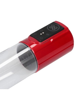 MegaLift - Automatyczna Wodoodporna Pompka Erekcyjna - Metallic Red