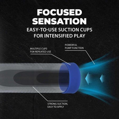 HyperPump - Elektryczna Pompka Erekcyjna Próżniowa - Metallic Blue