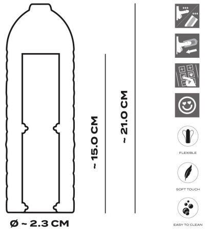 Suck-O-Mat 3 Perf. Sleeve M - Zapasowy Rękaw do Masturbatora