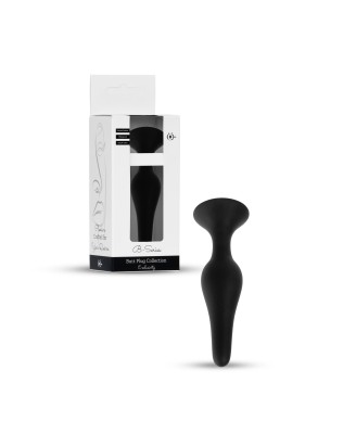 Silicone Plug Black - Mały Korek Analny Czarny