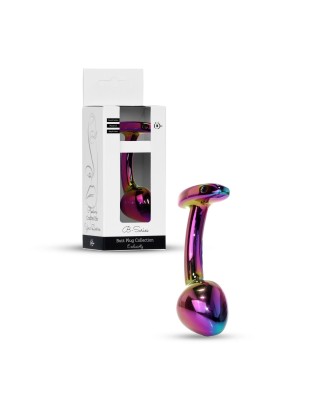 Jewellery Multicolour Curved PLUG - M - Metalowy Korek Analny
