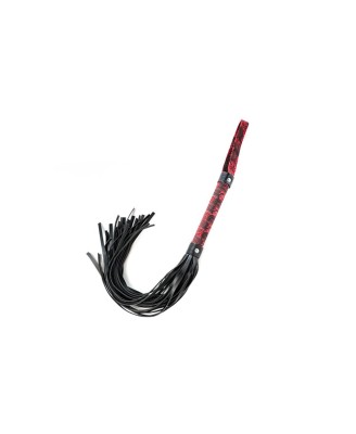 Red & black flogger