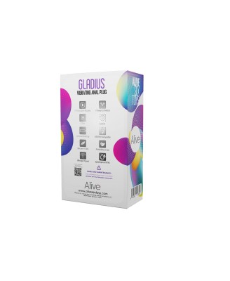 Alive Gladius Vibrator Plug - Wibrujący Korek Analny